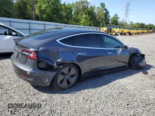 2020 Tesla Model 3 Standard Range Plus with VIN 5YJ3E1EA0LF784854, listed as a Copart auction lot 54994055 with 43,055 mi miles and Non Repairable. Bid and sale history available at DreamBid. Image 3.