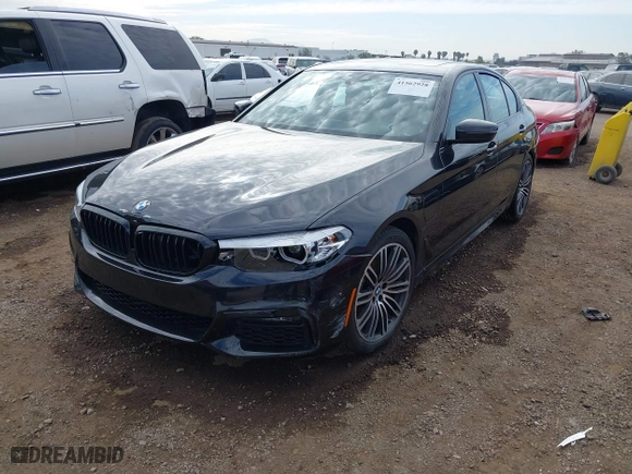 2019 BMW 5 Series 530e iPerformance with VIN WBAJA9C59KB389304, listed as a IAAI auction lot 41562928 with 64,137 mi miles. Bid and sale history available at carsss.com. Image 17.