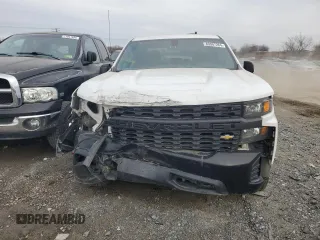 2021 Chevrolet Silverado 1500 Work Truck with VIN 1GCPYAEH8MZ211105, listed as a Copart auction lot 80907284 with 67,016 mi miles and Salvage Title. Bid and sale history available at DreamBid. Image 5.