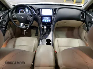 2017 Infiniti Q50 3.0t Sport with VIN JN1EV7AR1HM834878, listed as a Copart auction lot 50306635 with 81,302 mi miles and Salvage Title. Bid and sale history available at carsss.com. Image 8.