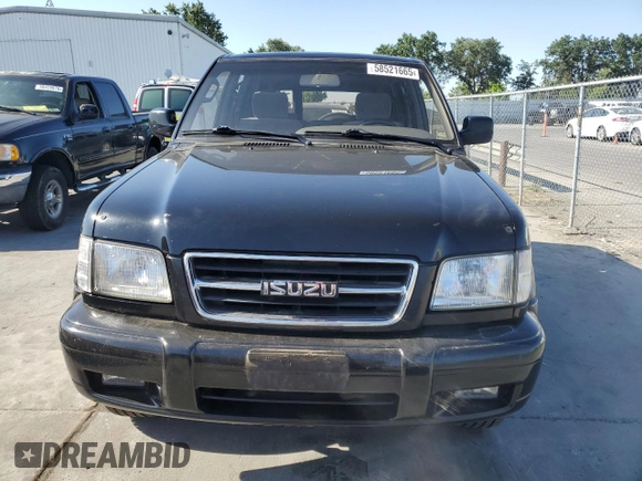 1999 Isuzu Trooper S with VIN JACDJ58X5X7912250, listed as a Copart auction lot 58521665 with 177,038 mi miles and Clean title. Bid and sale history available at DreamBid. Image 5.