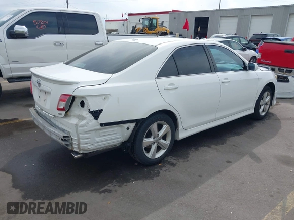 2011 Toyota Camry LE with VIN 4T1BK3EK5BU616346, listed as a IAAI auction lot 42057125 with 129,718 mi miles. Bid and sale history available at carsss.com. Image 4.