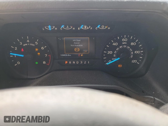 2016 Ford F-150 XL with VIN 1FTMF1C8XGKD36678, listed as a Copart auction lot 54165755 with 109,829 mi miles and Salvage Title. Bid and sale history available at DreamBid. Image 9.
