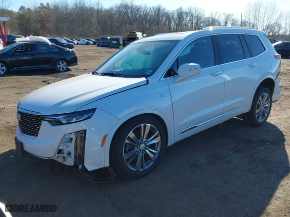2021 Cadillac XT6 Premium Luxury with VIN 1GYKPDRS9MZ236075, listed as a IAAI auction lot 41632689 with 1 mi miles. Bid and sale history available at carsss.com. Image 19.