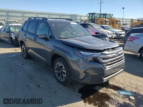 2025 Subaru Forester Premium with VIN JF2SLDBC9SH415693, listed as a Copart auction lot 80459424 with 3,996 mi miles and Salvage title. Bid and sale history available at DreamBid. Image 12.