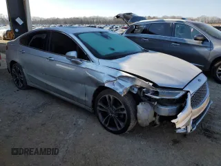 2019 Ford Fusion Titanium with VIN 3FA6P0D92KR141420, listed as a Copart auction lot 88300925 with 138,136 mi miles and Salvage Title. Bid and sale history available at carsss.com. Image 4.
