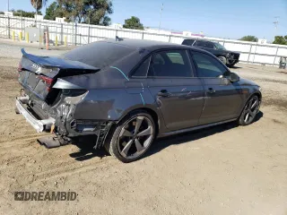 2019 Audi S4 Premium Plus with VIN WAUB4AF47KA006630, listed as a Copart auction lot 77640264 with 61,654 mi miles and Salvage Title. Bid and sale history available at carsss.com. Image 3.