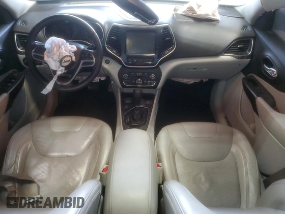 2019 Jeep Cherokee Limited with VIN 1C4PJMDX7KD283891, listed as a Copart auction lot 51229175 with 38,801 mi miles and Salvage Title. Bid and sale history available at DreamBid. Image 8.