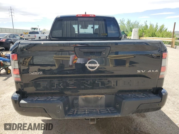 2022 Nissan Frontier SV with VIN 1N6ED1EK3NN603686, listed as a Copart auction lot 56250585 with 87,113 mi miles and Salvage title. Bid and sale history available at DreamBid. Image 6.