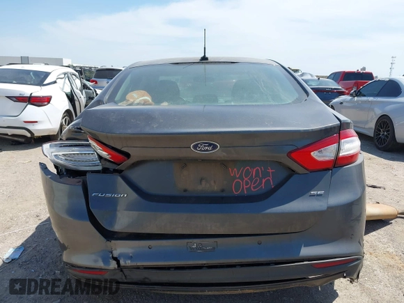 2016 Ford Fusion SE with VIN 3FA6P0H75GR105205, listed as a IAAI auction lot 42243828 with 231,818 mi miles and . Bid and sale history available at DreamBid. Image 16.