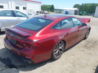 2025 Audi S7 Prestige z VIN WAUSFBF25SN018444, wystawiony jako IAAI lot #42190779 z przebiegiem 6 402 mil mil oraz . Historia ofert i sprzedaży dostępna na DreamBid. Obrazek 4.