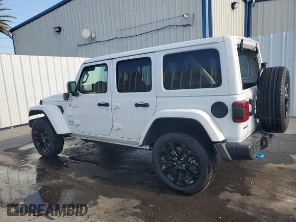 2024 Jeep Wrangler Sahara with VIN 1C4RJXP67RW232094, listed as a Copart auction lot 54521285 with 17,795 mi miles and Clean Title. Bid and sale history available at DreamBid. Image 2.