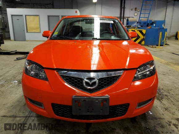 2008 Mazda 3 i Sport with VIN JM1BK32F281790185, listed as a Copart auction lot 45004935 with 147,659 mi miles and Salvage Title. Bid and sale history available at DreamBid. Image 5.