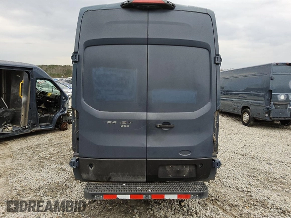 2020 Ford Transit Cargo with VIN 1FTBR3X81LKB04789, listed as a Copart auction lot 88847795 with 109,484 mi miles and Clean Title. Bid and sale history available at carsss.com. Image 6.