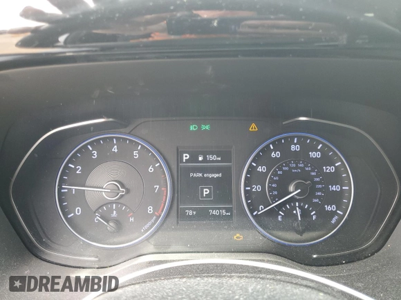 2020 Hyundai Palisade SE z VIN KM8R1DHEXLU065619, wystawiony jako Copart lot #55265735 z przebiegiem 74 015 mil mil oraz Szkoda całkowita • Salvage title. Historia ofert i sprzedaży dostępna na DreamBid. Obrazek 9.
