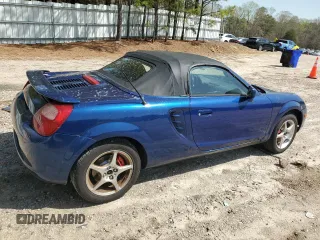 2001 Toyota MR2 z VIN JTDFR320910030212, wystawiony jako Copart lot #51361195 z przebiegiem 170 158 mil mil oraz Czysty tytuł • Clean title. Historia ofert i sprzedaży dostępna na DreamBid. Obrazek 3.