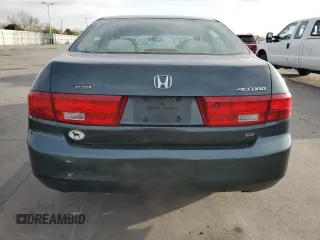 2005 Honda Accord EX with VIN 1HGCM56755A027653, listed as a Copart auction lot 51790915 with 58,935 mi miles and Salvage Title. Bid and sale history available at DreamBid. Image 6.