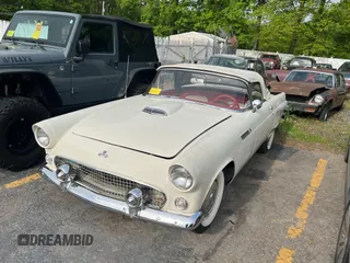 1955 Ford Thunderbird с VIN P5FH196050, выставлен на аукционе Copart как лот 57207065 с пробегом 79 924 миль миль и Чистый • Clean title. История ставок и продаж доступна на DreamBid. Изображение 2.