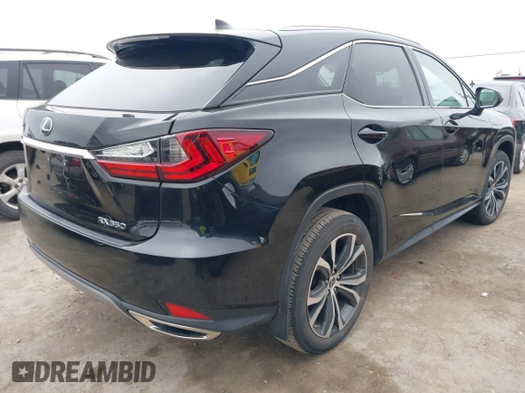 2022 Lexus RX with VIN 2T2HZMDA8NC353856, listed as a IAAI auction lot 41612514 with 41,314 mi miles. Bid and sale history available at carsss.com. Image 4.