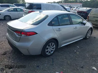 2023 Toyota Corolla LE with VIN 5YFB4MDE0PP065523, listed as a IAAI auction lot 42152439 with 39,679 mi miles. Bid and sale history available at carsss.com. Image 4.
