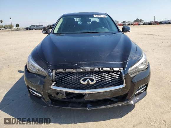 2017 Infiniti Q50 Signature Edition with VIN JN1EV7AP3HM741567, listed as a Copart auction lot 50810775 with 147,330 mi miles and Salvage Title. Bid and sale history available at DreamBid. Image 5.