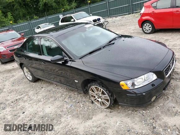 2006 Volvo S60 2.5L Turbo with VIN YV1RH592262535999, listed as a Copart auction lot 67181004 with 128,568 mi miles and Salvage Title. Bid and sale history available at carsss.com. Image 4.