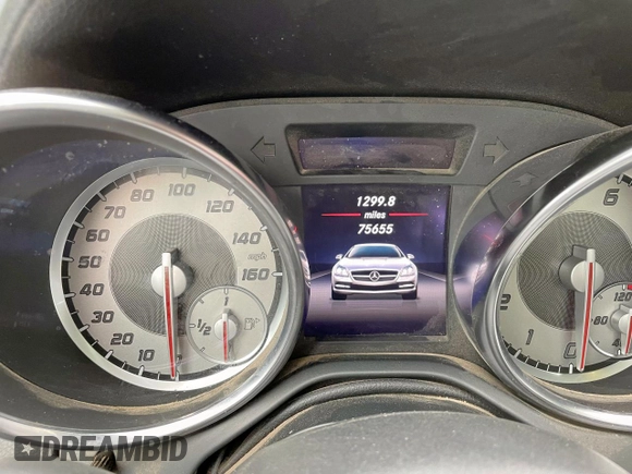 2015 Mercedes-Benz SLK 250 with VIN WDDPK4HA1FF098934, listed as a Copart auction lot 55996085 with 75,655 mi miles and Clean Title. Bid and sale history available at DreamBid. Image 8.