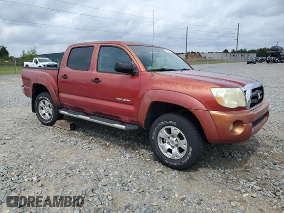 2008 Toyota Tacoma PreRunner with VIN 3TMJU62N48M062496, listed as a Copart auction lot 51098665 with 270,199 mi miles and Salvage title. Bid and sale history available at DreamBid. Image 4.