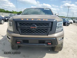 2021 Nissan Titan Pro-4X с VIN 1N6AA1ED5MN523913, выставлен на аукционе Copart как лот 56371695 с пробегом 36 785 миль миль и Списание • Salvage title. История ставок и продаж доступна на DreamBid. Изображение 5.