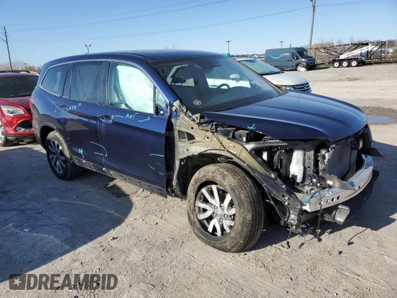 2020 Honda Pilot EX-L z VIN 5FNYF6H51LB032126, wystawiony jako Copart lot #52308595 z przebiegiem 68 339 mil mil oraz Szkoda całkowita • Salvage title. Historia ofert i sprzedaży dostępna na DreamBid. Obrazek 4.