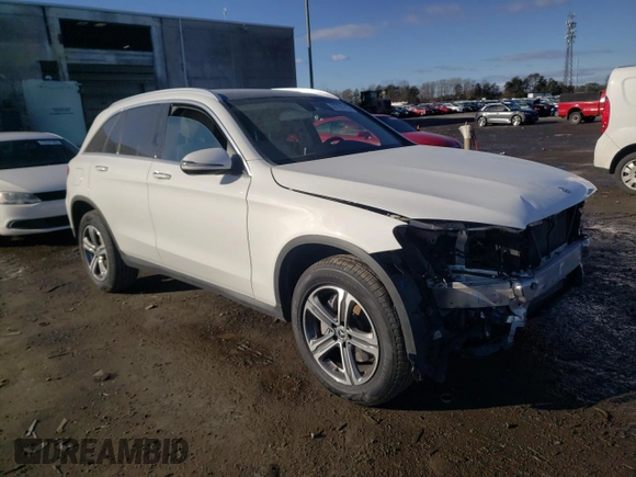 2019 Mercedes-Benz GLC with VIN WDC0G4KB4KV194548, listed as a Copart auction lot 37721113 with 23,272 mi miles. Bid and sale history available at carsss.com. Image 4.