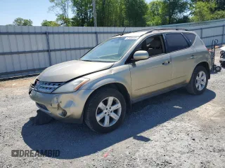 2006 Nissan Murano SL z VIN JN8AZ08T66W424222, wystawiony jako Copart lot #52580335 z przebiegiem 196 202 mil mil oraz Szkoda całkowita • Salvage title. Historia ofert i sprzedaży dostępna na DreamBid. Obrazek 1.