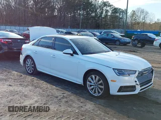 2017 Audi A4 Season of Audi ultra Premium with VIN WAUKMAF41HN050477, listed as a IAAI auction lot 41329827 with 88,265 mi miles. Bid and sale history available at carsss.com. Image 1.