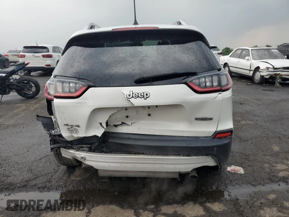 2019 Jeep Cherokee Altitude z VIN 1C4PJMLX6KD415525, wystawiony jako Copart lot #59932625 z przebiegiem 94 267 mil mil oraz Szkoda całkowita • Salvage title. Historia ofert i sprzedaży dostępna na DreamBid. Obrazek 6.