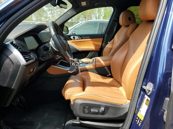 2019 BMW X5 xDrive40i with VIN 5UXCR6C54KLL10598, listed as a Copart auction lot 50875515 with 49,123 mi miles and Salvage Title. Bid and sale history available at carsss.com. Image 7.