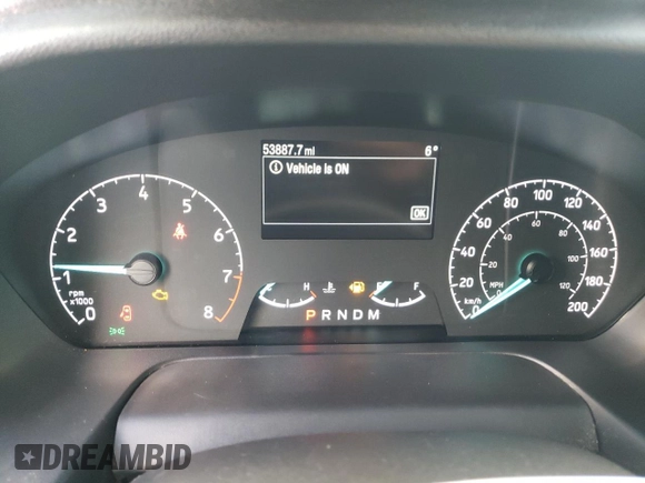 2022 Ford Transit with VIN 1FTBF4W84NKA16967, listed as a Copart auction lot 53837335 with 53,887 mi miles and Non Repairable. Bid and sale history available at DreamBid. Image 9.