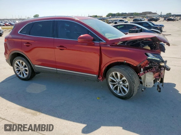 2019 Lincoln MKC Select with VIN 5LMCJ2C93KUL45415, listed as a Copart auction lot 52195285 with 45,751 mi miles and Salvage title. Bid and sale history available at DreamBid. Image 4.
