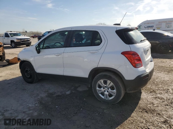 2016 Chevrolet Trax LS z VIN 3GNCJKSB5GL267384, wystawiony jako Copart lot #52670285 z przebiegiem 206 071 mil mil oraz Szkoda całkowita • Salvage title. Historia ofert i sprzedaży dostępna na DreamBid. Obrazek 2.