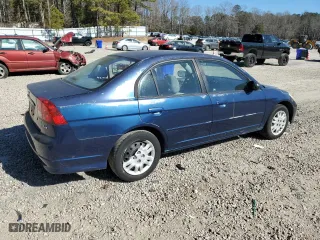 2005 Honda Civic Sdn LX SSRS with VIN 2HGES16655H609381, listed as a Copart auction lot 42526385 with 141,040 mi miles and Salvage Title. Bid and sale history available at carsss.com. Image 3.