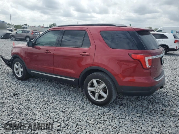 2018 Ford Explorer XLT with VIN 1FM5K7D80JGA34341, listed as a Copart auction lot 52063215 with 102,388 mi miles and Salvage Title. Bid and sale history available at DreamBid. Image 2.