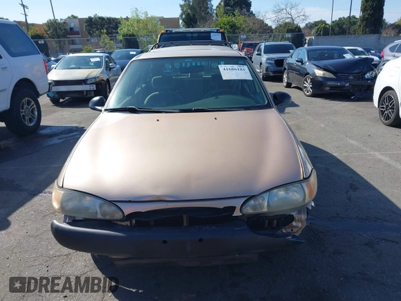 1999 Ford Escort SE with VIN 3FAFP15P6XR102047, listed as a IAAI auction lot 41686181 with 61,350 mi miles. Bid and sale history available at carsss.com. Image 13.