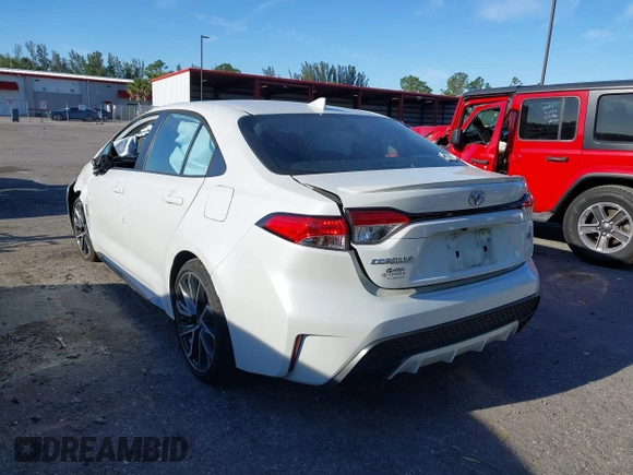 2022 Toyota Corolla SE with VIN 5YFS4MCE6NP133516, listed as a IAAI auction lot 41849024 with 45,792 mi miles. Bid and sale history available at carsss.com. Image 12.