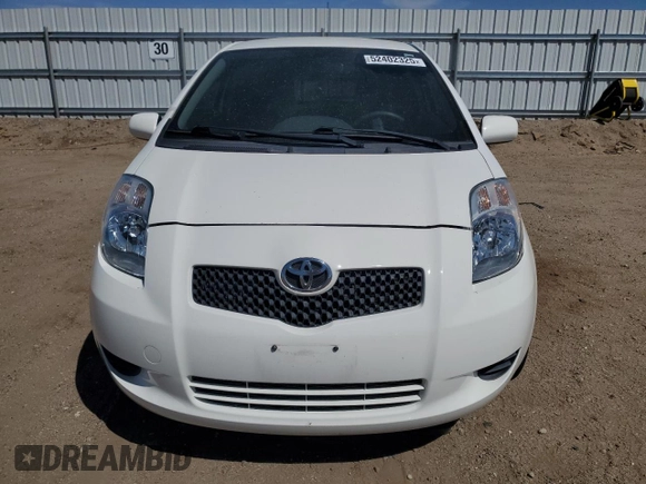 2008 Toyota Yaris with VIN JTDJT923685144805, listed as a Copart auction lot 52402325 with 140,336 mi miles and Salvage Title. Bid and sale history available at DreamBid. Image 5.