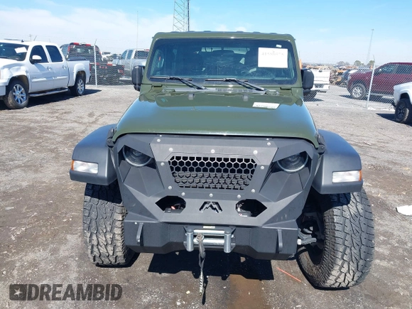2021 Jeep Wrangler 80th Anniversary with VIN 1C4HJXAG4MW647038, listed as a IAAI auction lot 41580575 with 19,051 mi miles and . Bid and sale history available at DreamBid. Image 6.