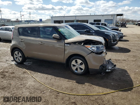 2015 Kia Soul with VIN KNDJN2A24F7120725, listed as a Copart auction lot 49513545 with 102,519 mi miles and Salvage Title. Bid and sale history available at DreamBid. Image 4.