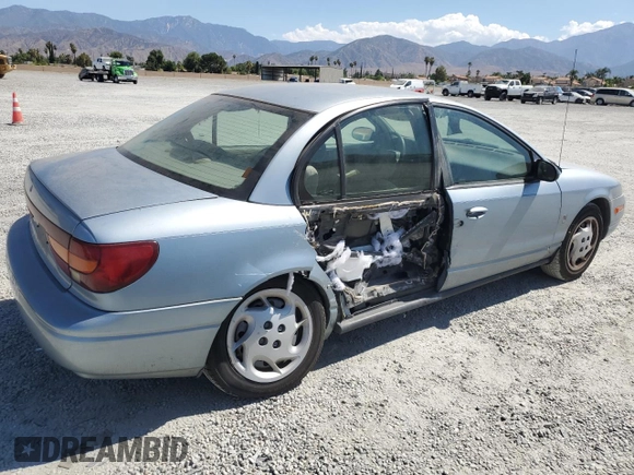 2002 Saturn SL with VIN 1G8ZK52712Z291884, listed as a Copart auction lot 66075874 with 62,275 mi miles and Salvage Title. Bid and sale history available at carsss.com. Image 3.