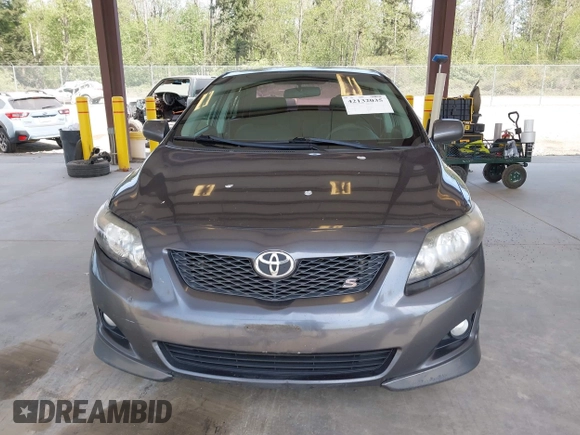 2009 Toyota Corolla with VIN 1NXBU40E79Z133873, listed as a IAAI auction lot 42132035 with 232,578 mi miles. Bid and sale history available at carsss.com. Image 12.