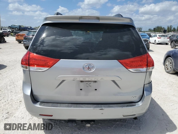 2013 Toyota Sienna LE AAS with VIN 5TDKK3DC1DS377268, listed as a Copart auction lot 54892765 with 186,338 mi miles and Salvage Title. Bid and sale history available at DreamBid. Image 6.