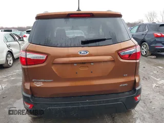 2020 Ford EcoSport SE with VIN MAJ6S3GL2LC376892, listed as a IAAI auction lot 41655638 with 56,710 mi miles and . Bid and sale history available at DreamBid. Image 17.