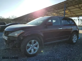 2006 Nissan Murano S with VIN JN8AZ08T56W428519, listed as a Copart auction lot 43632275 with 258,398 mi miles and Salvage Title. Bid and sale history available at carsss.com. Image 1.